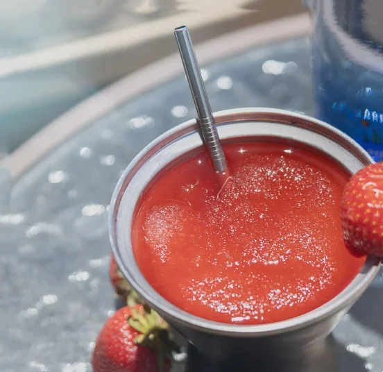 10 oz Martini Glasses Stainless Steel Margarita Glass Vacuum Insulated Cocktail Tumbler Margarita Cooling Cups with Lid for Hot