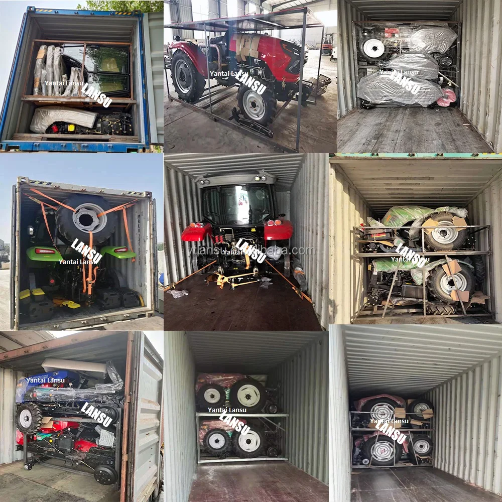 China factory 4wd  farming 20HP small 4x4 diesel tractor 4x4 mini compact tractor walking tractor harvester