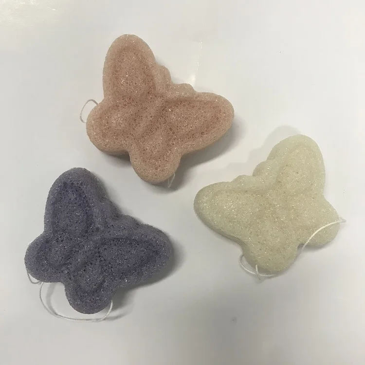 100% natural Exfoliating Purifying Facial Konjac Sponge Konjac Facial Sponges The Compostable Konjac Body Sponge