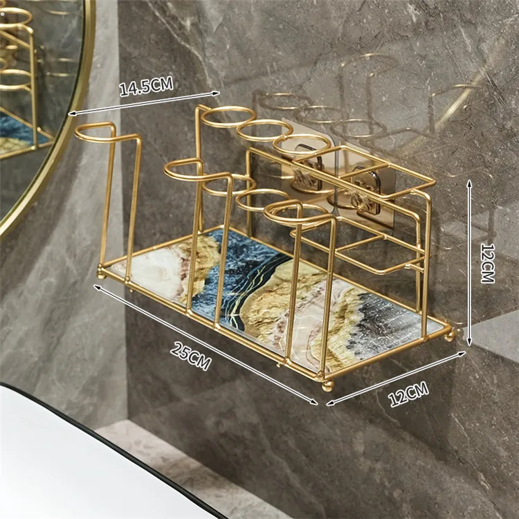 Detachable Bathroom Toothbrush Holders Wall Mounted Bathroom Shower Storage Holders Racks Organizer