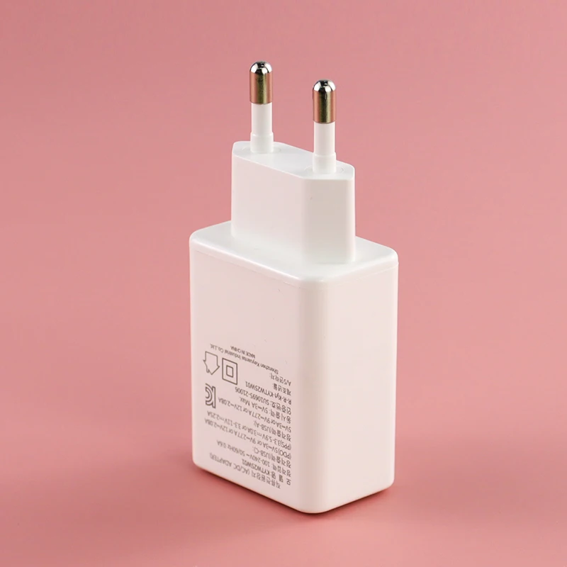 KC CE 110V 220V Mobile Phone USB C Fast Charger 25W PD Power Delivery PPS QC3.0 2 Port Quick Wall Charger EU US AU Korea Plug