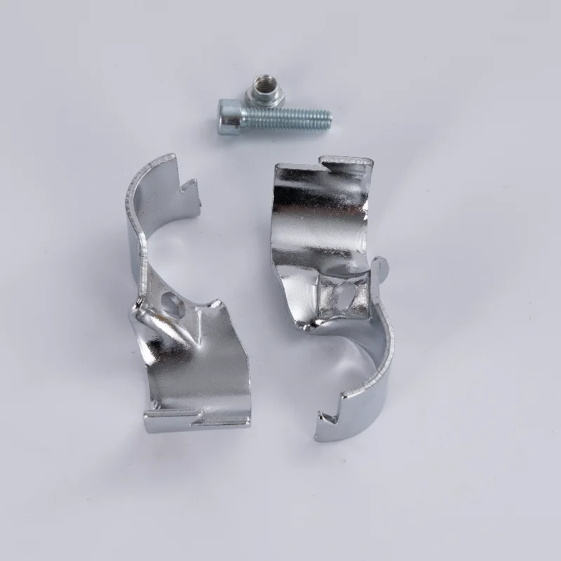 pipe fitting connector rack accessories pipe joint thickness 2.3mm pipe metal clamp