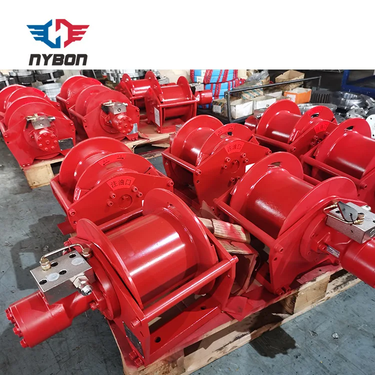 Different type and tonnages hydraulic winch for custom-made