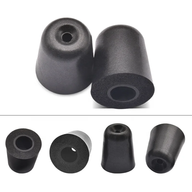 
Lengthen Memory Foam Slow Rebound Earbud Sponge Earplug Ear Tip 5.65mm Inner Diameter Compatible 5.65-6.5mm Headset Earphone 