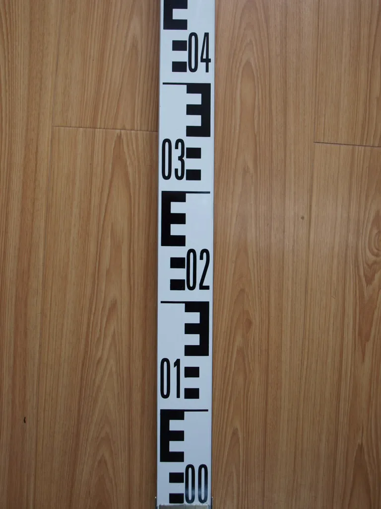 professional levelling staff aluminum 5m