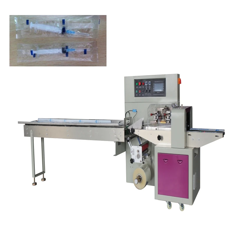 Автоматический 1 мл одноразовый медицинский шприц иглы мешок горизонтальная упаковочная машина