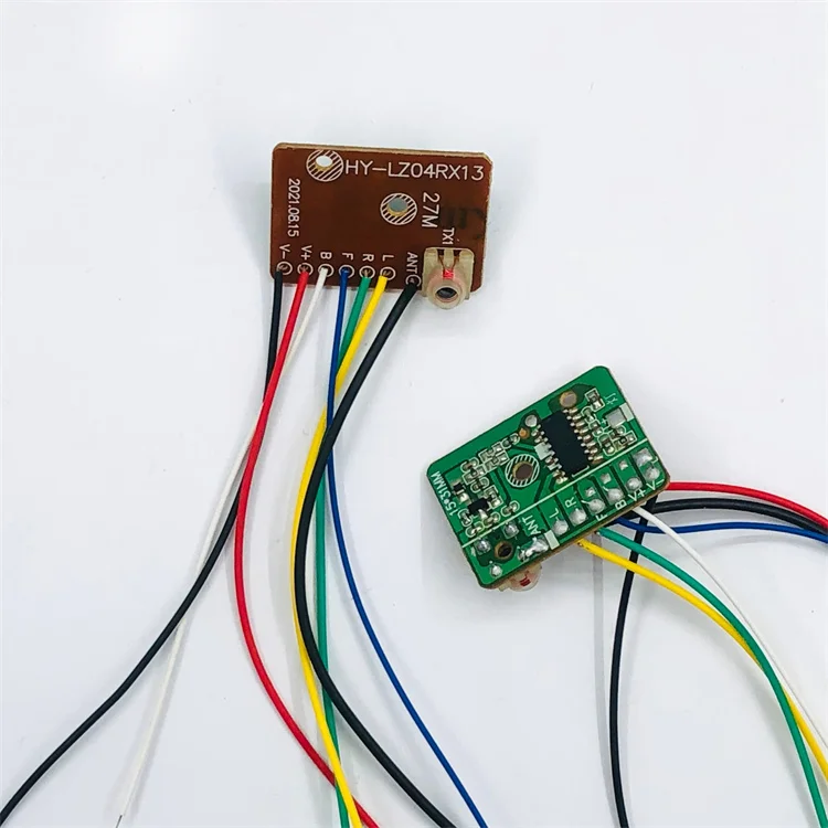 QQF C RC car toy 4CH RC Remote Control 27MHz Circuit PCB Transmitter and Receiver Board