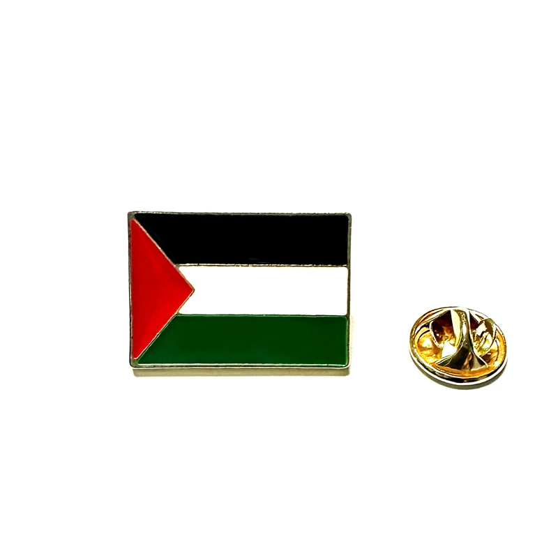 Spot badges Palestinian flag metal pin, metal pin fastening the Freedom Badge can map custom-made badges