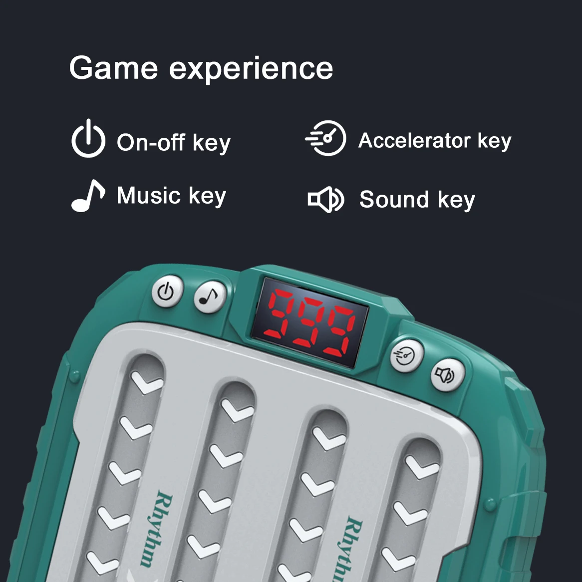 KS Rhythm Master Palm Game Machine Puzzle Quick Push Game Toy STEM Rhythm Master Dance Machine For Kids