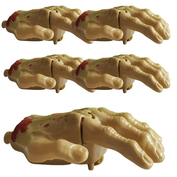 6pcs Funny Chinese zombie skull witch Pumpkin vampire Halloween children wind-up toys candy toys.