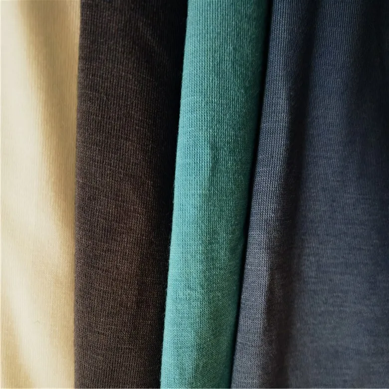 95% Bamboo 5% Spandex Stretchy Bamboo Fabric For Clothing