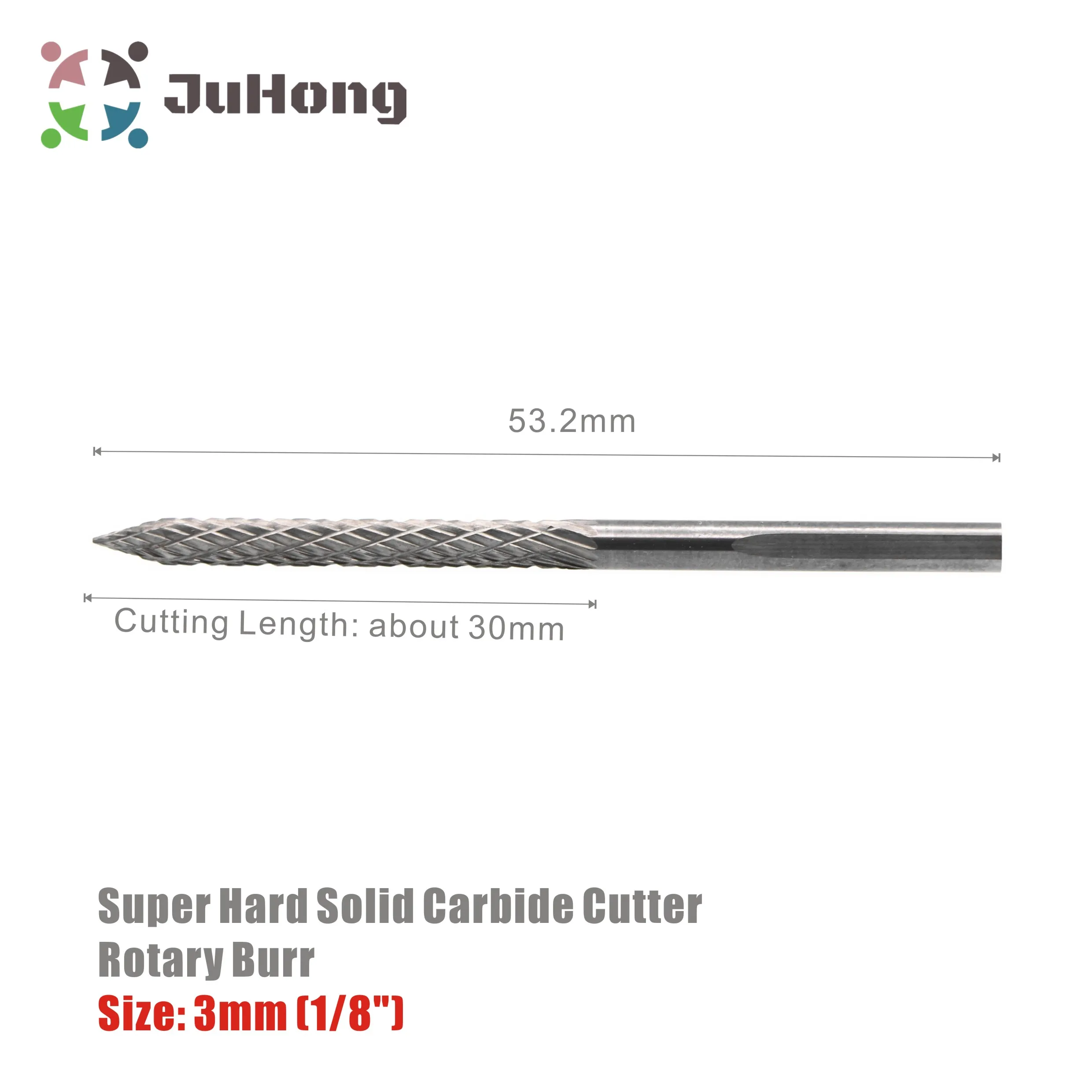 1 pair 3mm Super Hard Solid Carbide Cutter Rotary Burrs Carbon Steel Drill Bit Pneumatic Drill Bit Patch Plug Tire Repair Tool