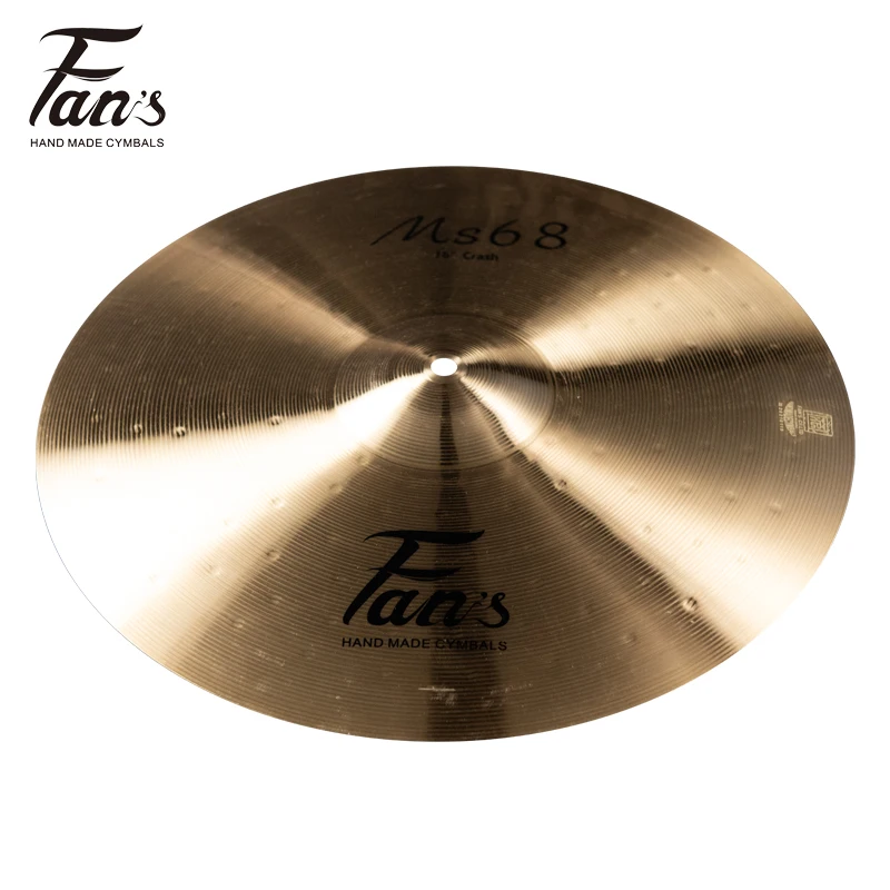 MS68 brass alloy 5 pieces drum set practice cymbals set