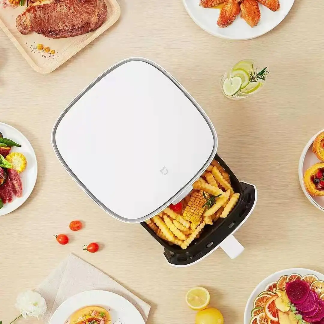 Tastiest Electric Grill Food Grade Digital Turning Pizza Intelligent Smokeless 1200W Air Fryer