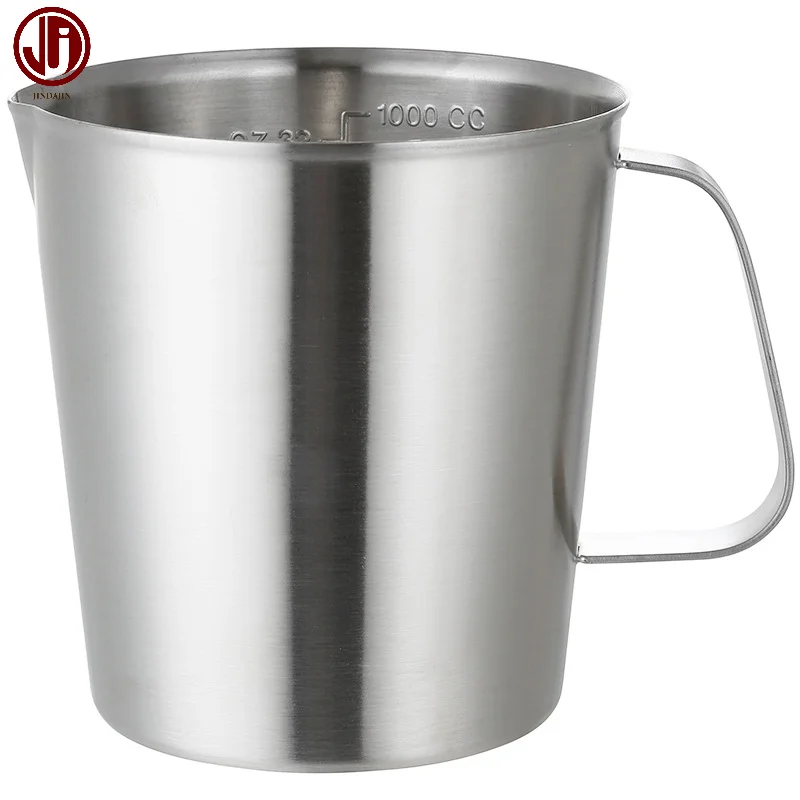 Stainless Steel Measuring Jug 500ml Measure Coffee Milk Pitcher Kitchen Tools Water Measuring Cup