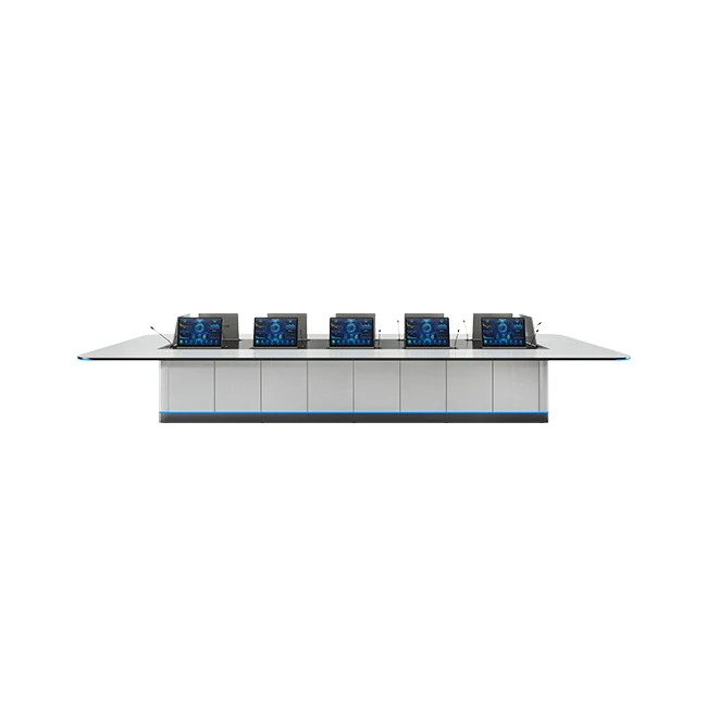 Modern Wooden and metal Conference Table Meeting Desk Conference Table Office Furniture Meeting Table With Chairs
