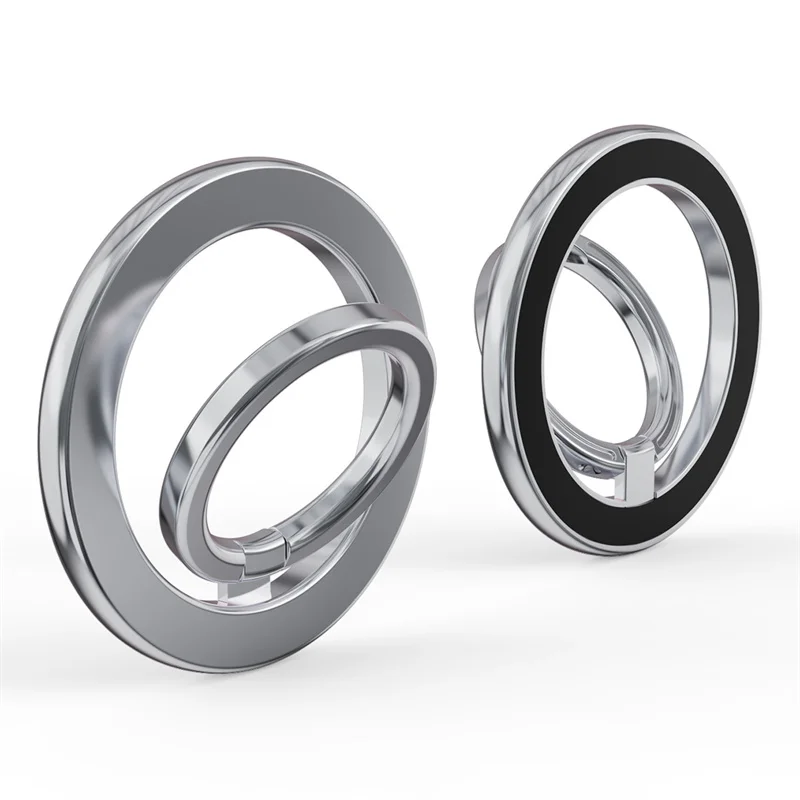 Electronic Gadgets Rotatable Magnetic Phone Ring Holder for iPhone 13 14 MagSafe Accessories Adjustable Finger Ring Grip Stand
