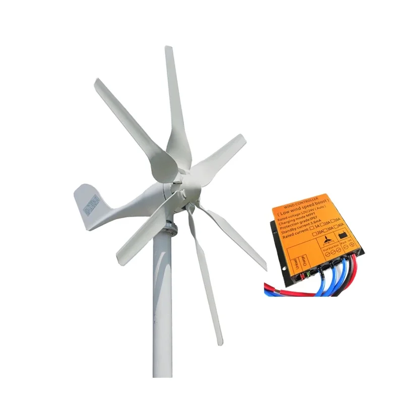 Hot sale 3kw solar and wind turbine hybrid system solar wind power generator for home