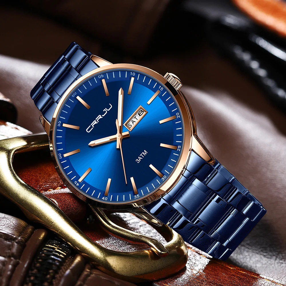 private label fashion Luxury brand  most expensive stainless steel band  watch for men 2021