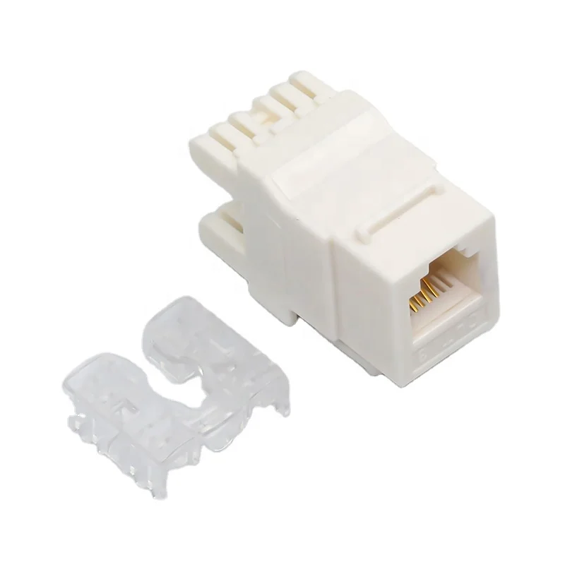 Hot Sell 90 Degree Toolless Cat3 RJ11 telephone adapter