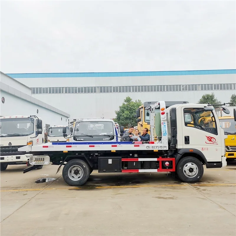Sinotruk HOWO 4x2 tow trucks & wreckers one-to-two equipment 13 tons -16 tons wrecker towing truck for sale
