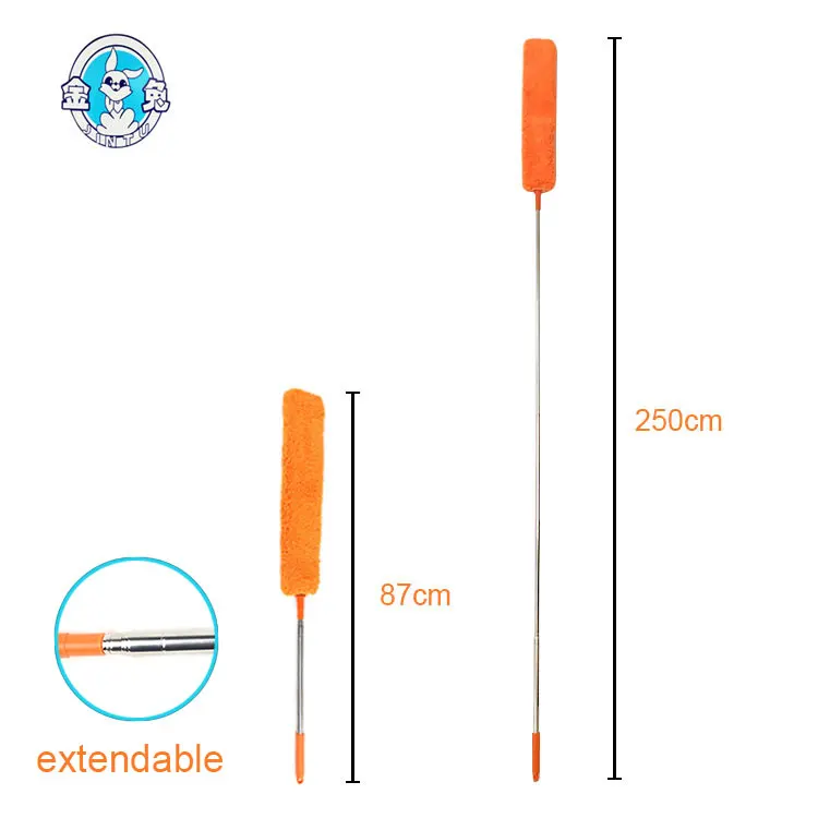 microfiber  long handled extendable removable scrub duster house cleaning  flexible telescopic duster