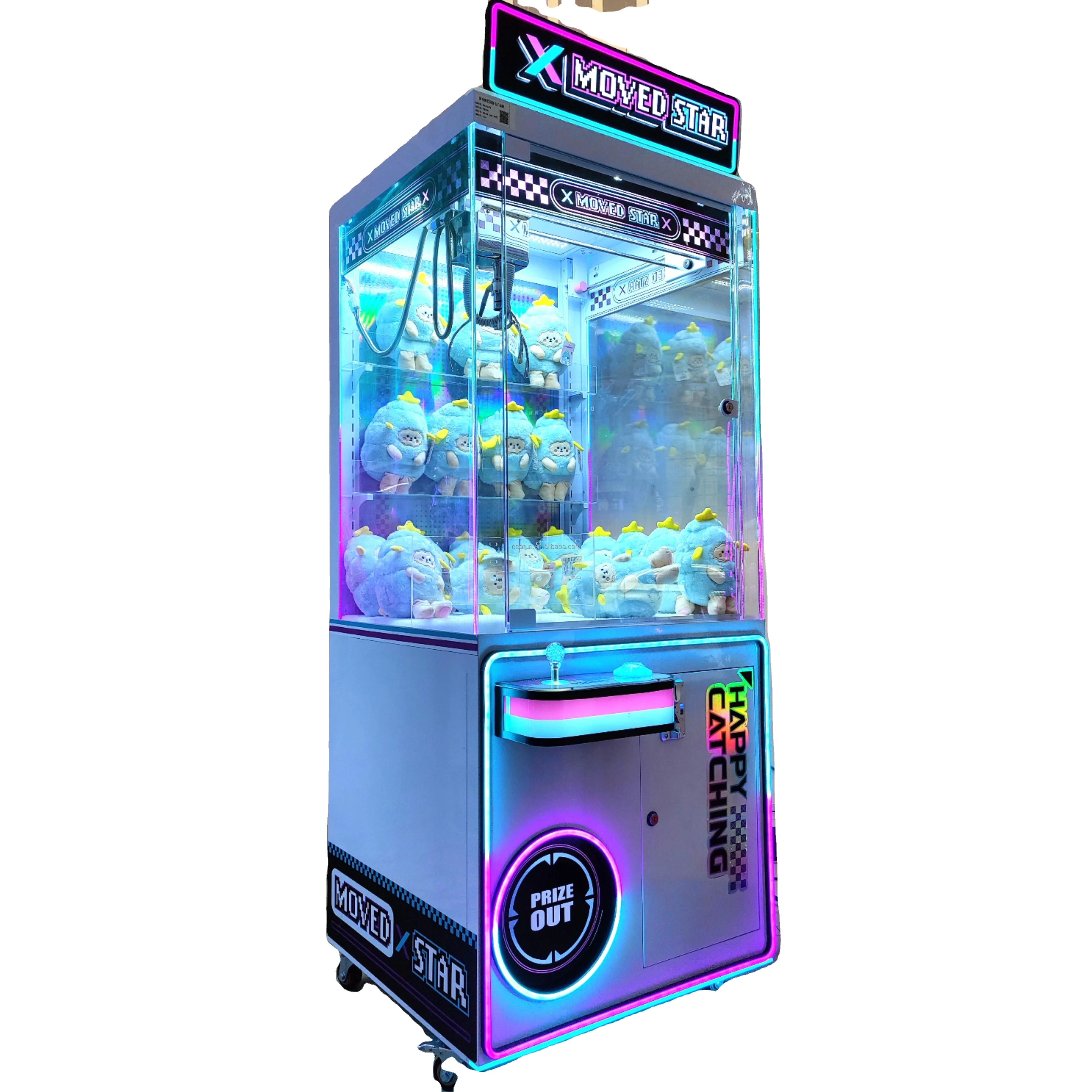 Neofuns coin operated high quality claw crane machine