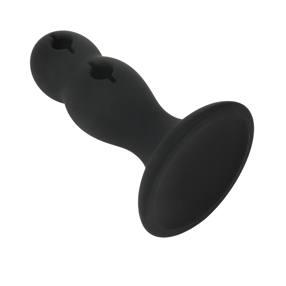3 Sizes Silicone Butt Plug Anal Beads Dilator Glass Ball Inside For Men Women Couple Prostate Massager Muscles Trainer Sex Toys