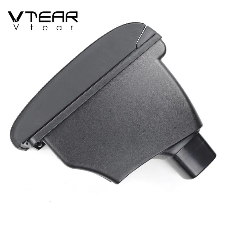 Vtear For Suzuki Sx4 Armrest box Usb Interface PU leather Storage Box Car-styling Arm Rest box Interior Accessories auto Part
