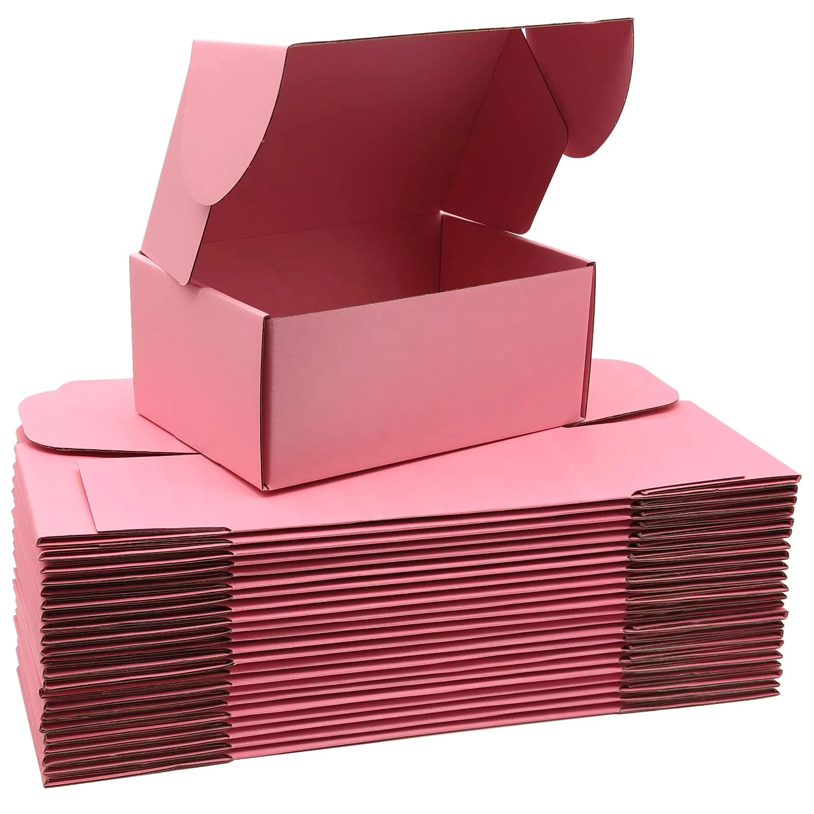 Custom new arrival fo simple elegant folding Corrugated Paper Luxury Storage Large Packing Mailer Box For Dress