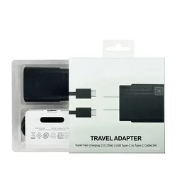 25w charger EP TA800 UK EU US type c Charger EU US plug For Samsung Note 10 charger and type-c to type-c cable