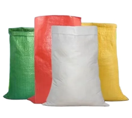 Plastic 20 kg 25 kg 50 kg polypropylene bag pp woven rice bag