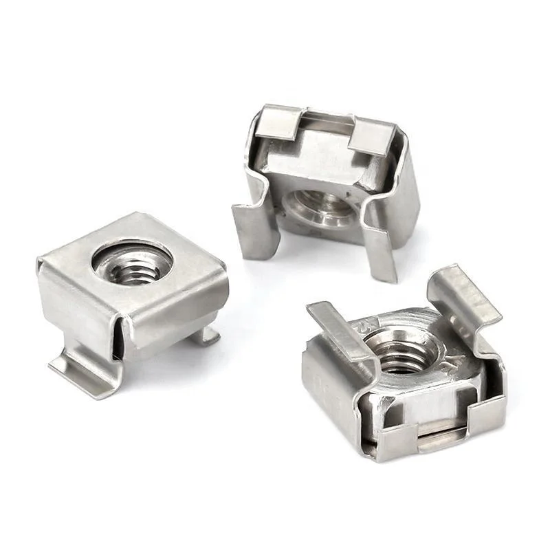 Manufacture Hight quality stainless steel cage nuts m6 m8 for switchgear