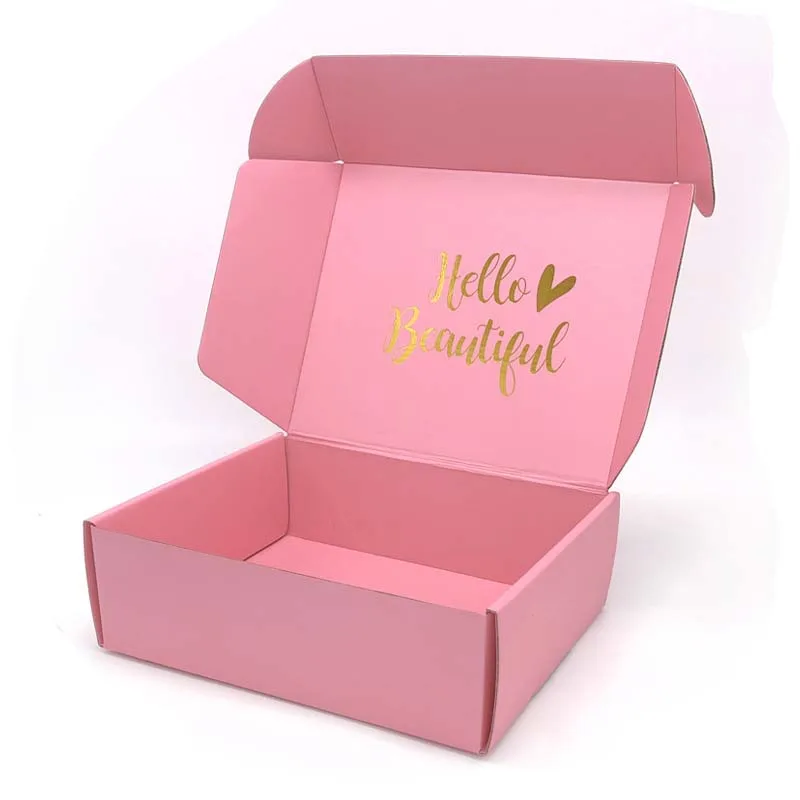 packaging electronic product gift cardboard mailing carton folding custom black mailer box