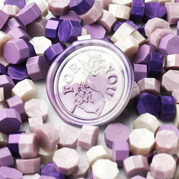 Manufacturers Wholesale Bags Of Octagonal Wax 100 35g Fire Seal Wax Color Mixed Color Sealing Wax