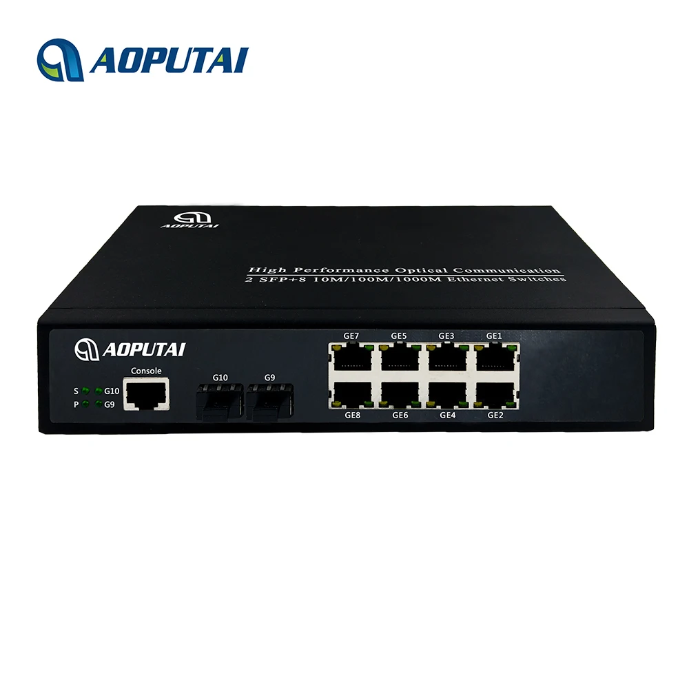 New Design Wholesale Good Price 8 Port 10/100/1000M PoE Switch with Ethernet Gigabit Uplink SFP Port
