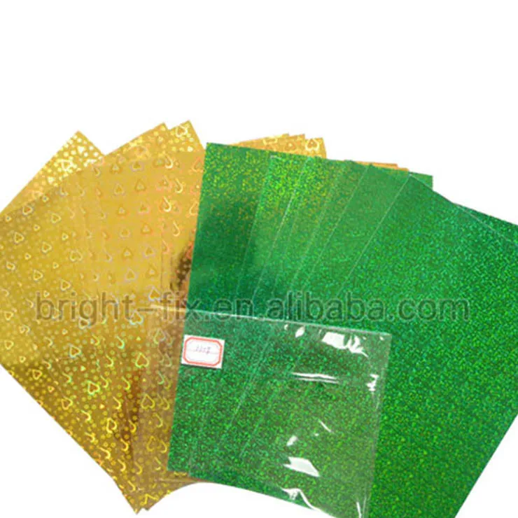 
A4 holographic foil cardboard Laser gift wrapping paper 