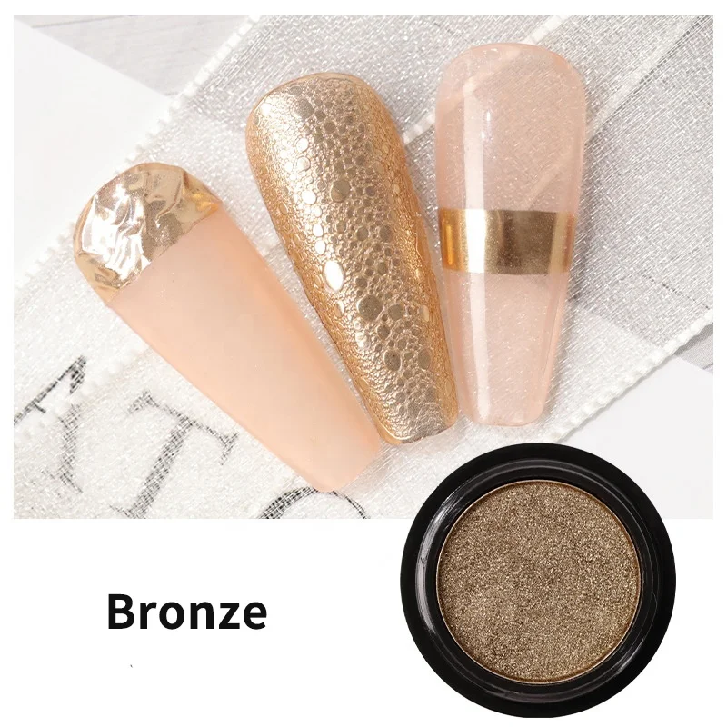 Laser Manicure Nails Kit Pigmented Chrome Dipping Glitter Magic Mirror Solid Nail Acrylic Powder