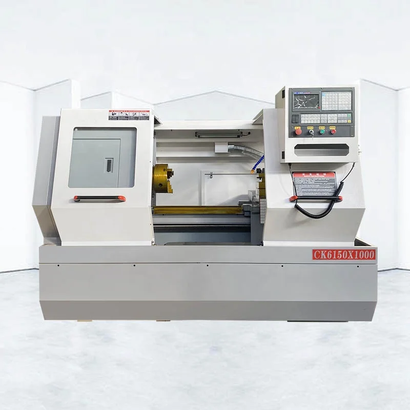 Machine ck6150 Precision Metal Turning Cnc Lathe Machine Horizontal Flat Bed Cnc Lathe With Fanuc Control
