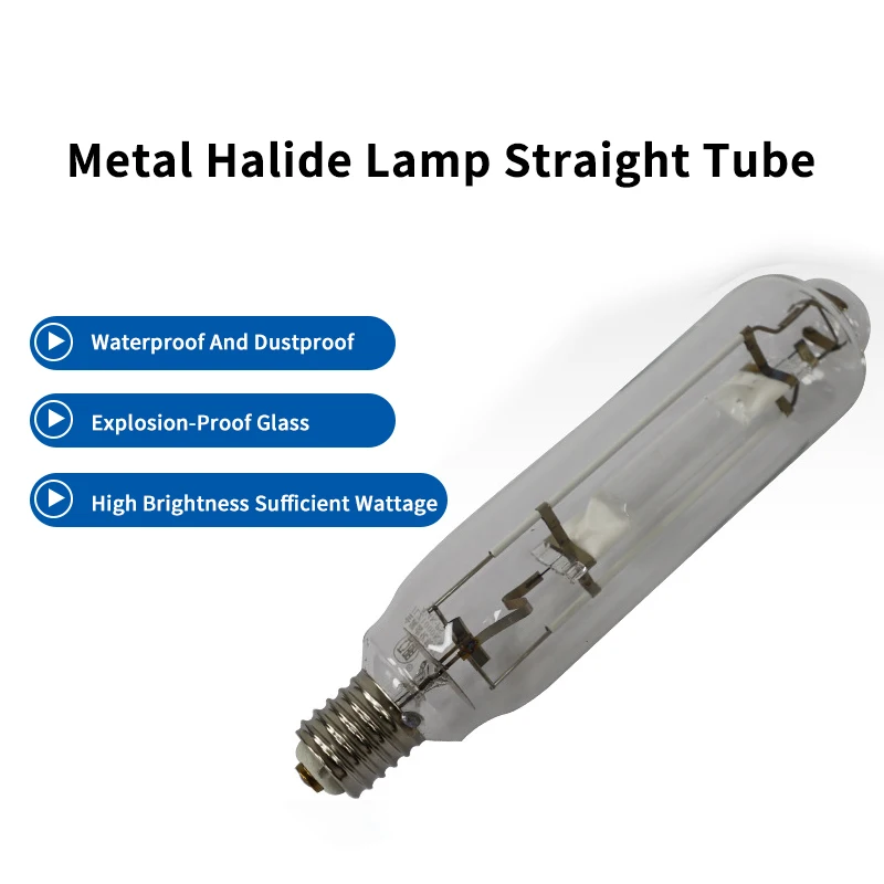 Good Quality Metal Halide Lamp 250W 400W 1000W 2000W E40 Quartz Glass Tubular MH Lamp For Factory Lighting