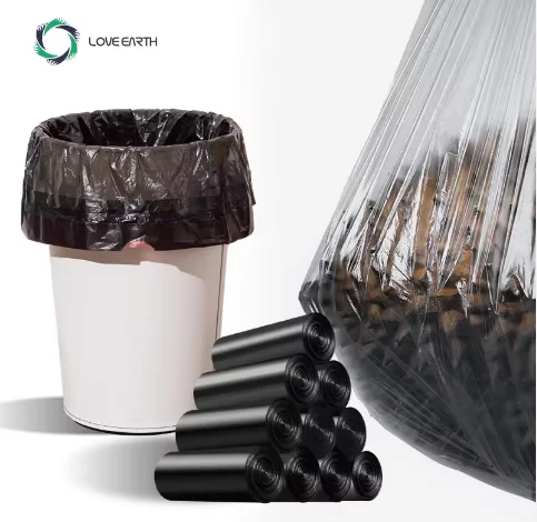 Wholesale Custom compostable Kitchen Rubbish Bags Bin 5 13 30 Gallon biodegradable Plastic Drawstring Garbage  Bag