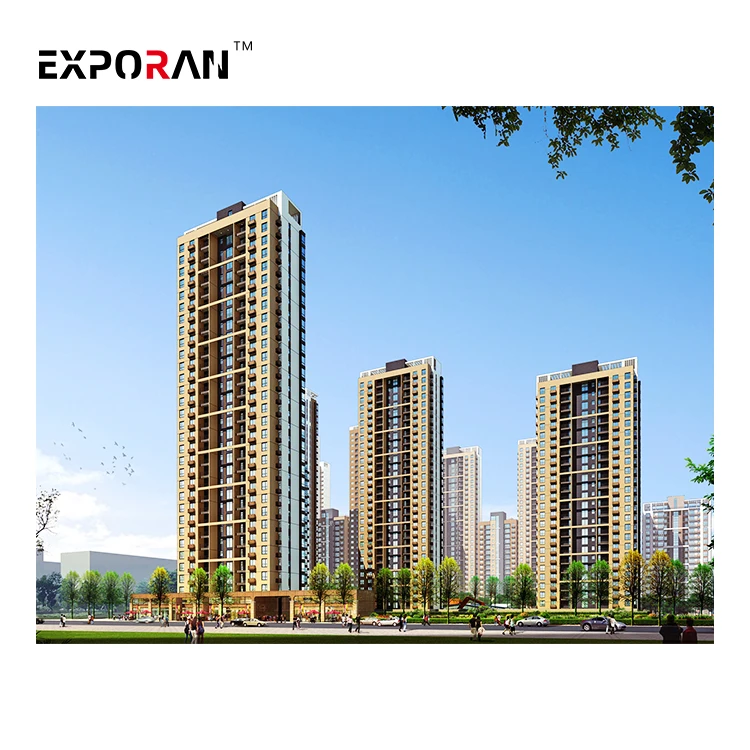 Factory sale architecture design houses yard  3d rendering With Lowest Price