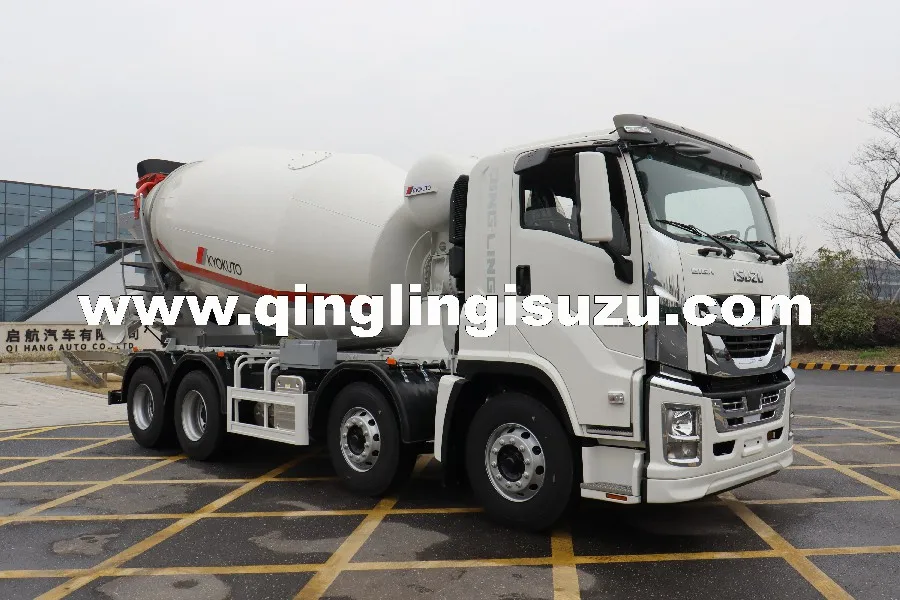 ISUZU China & KYOKUTO Diesel Concrete Mixer 12 Cubic GIGA VC66 8x4 Euro6 High Performance Model For Construction 2024