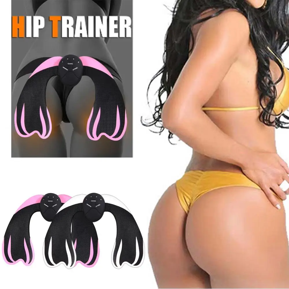 Smart Hips Muscle Trainer Body Sculpting Massager Stimulator Pad Gym Fitness Hips Sports Lose Weight ABS Stickers