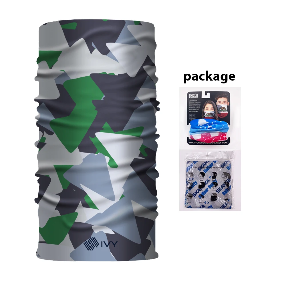 Promotional custom skull face cover bandanas scarf headwear print