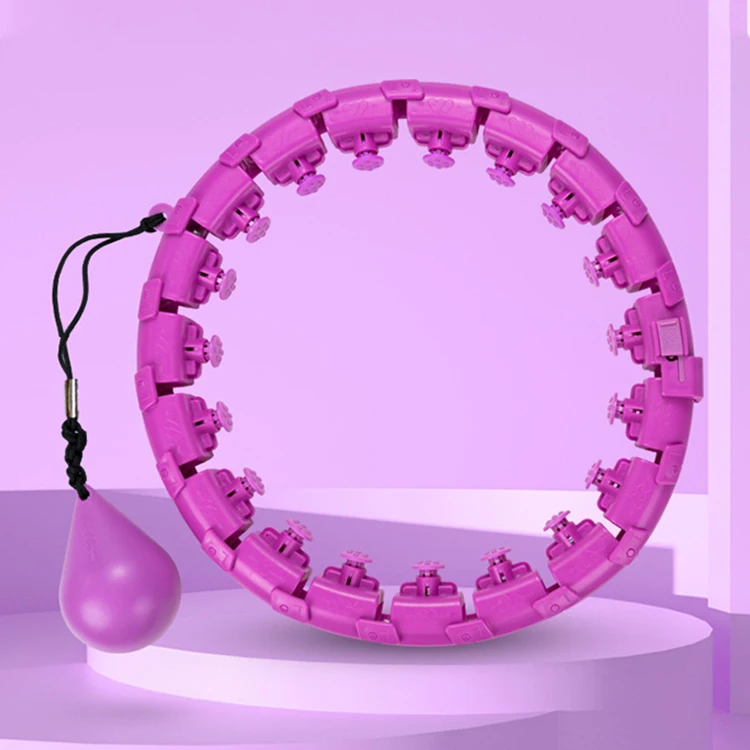 
Fitness Weight Loss Hoola Hoop Relif 24 Knots Abdomen Smart Hoola Hoop Circle Ring 
