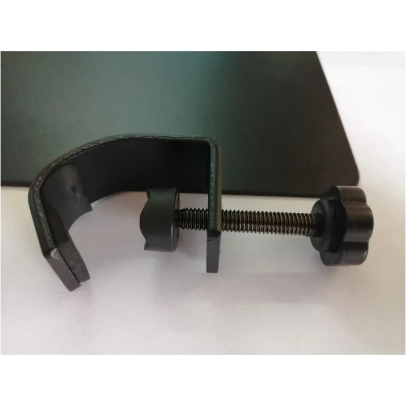 Microphone Stand Tray Mount Clamp on Rod Holders, Microphone Stand Desk for Music Sheet, Live Streaming, Recording