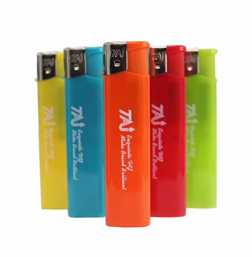 Electric Lighter Cigar Lighter Transparent Lighter Custom Wholesale Price Plastic Disposable Cigarettes Modern Flame OEM Logo