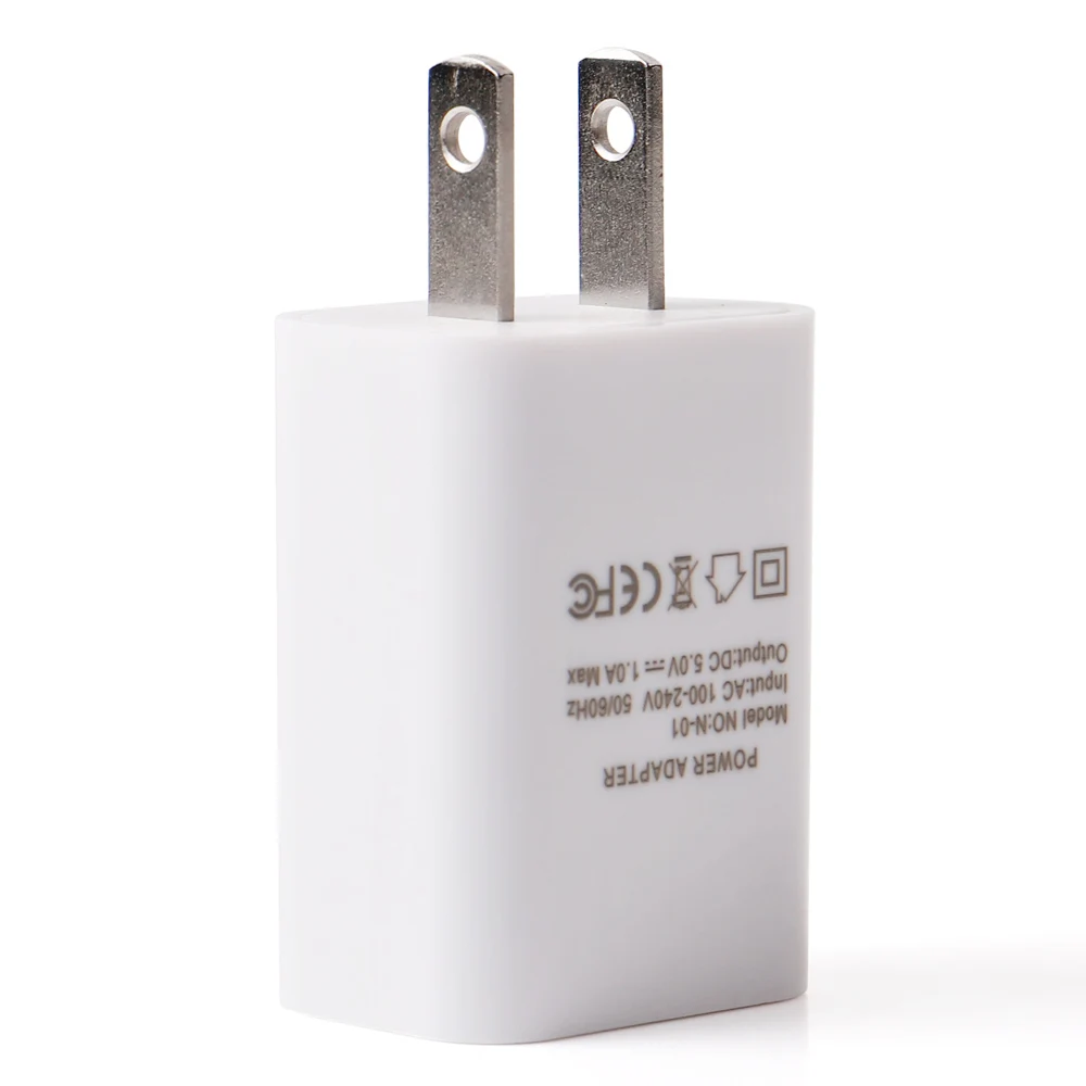 Wholesale 5V 1A Mobile Phone Universal Wall Charger 5W AC Charger with USB