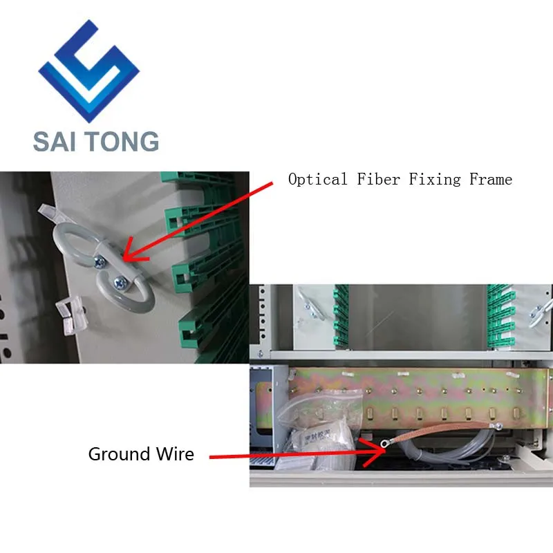 China factory Saitong wholesale high quality FTTH SMC 96 core outdoor fiber optic cabinet with cheap price